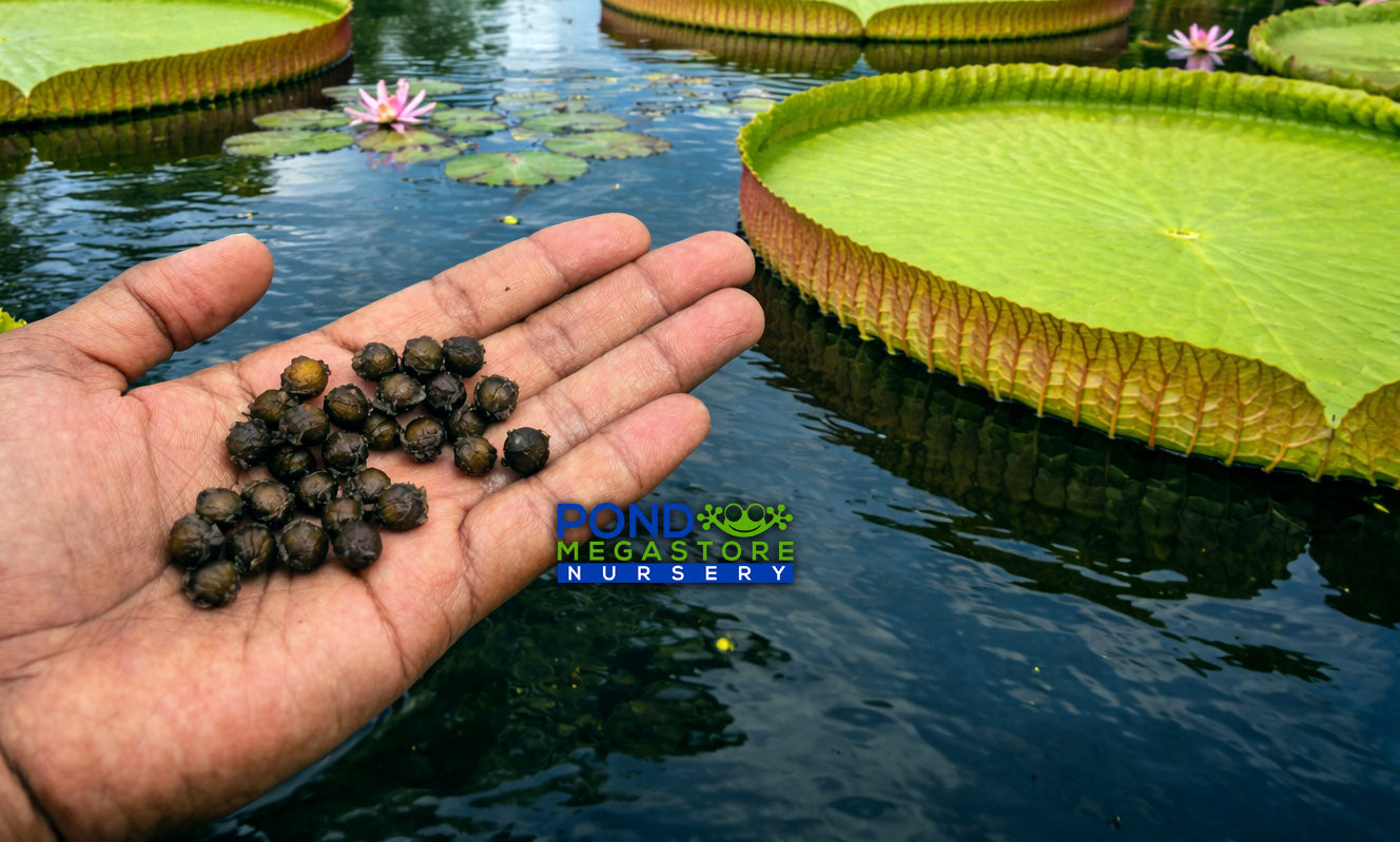 Victoria Bolivia (5 SEEDS) Water Lily Platter Exclusive* Pond Megastore - Pond Megastore