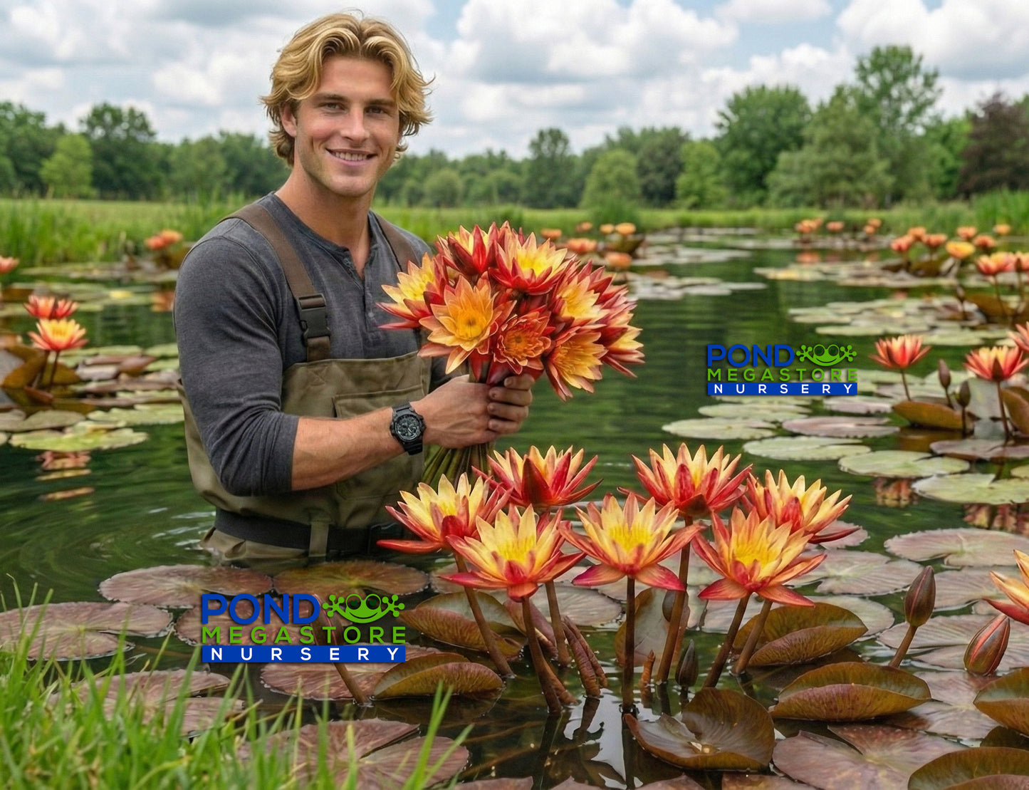 Ring of Fire New Hardy Water Lily! - Pond Megastore